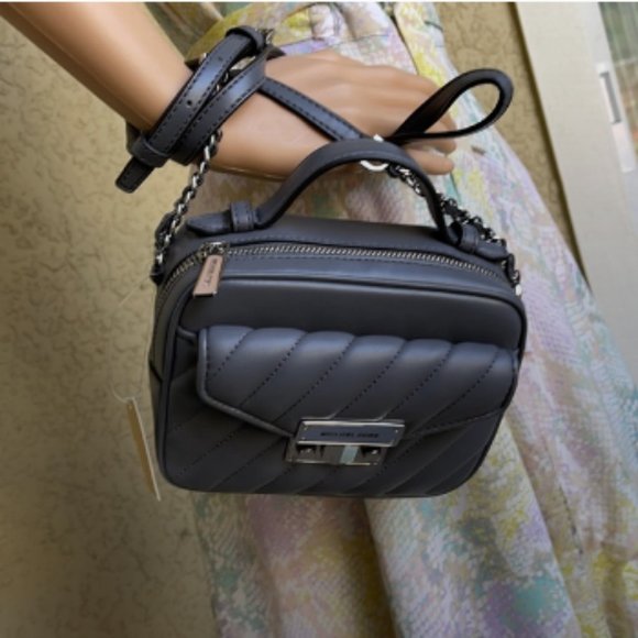 Michael Kors Small Rose Top Handle Leather Satchel - Picture 8 of 16